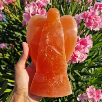 Nagy sárga szelenit angyal 20 cm