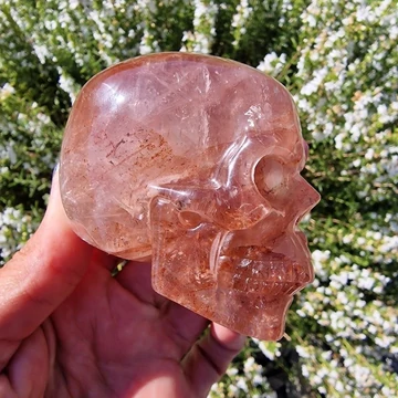 Hematoid kvarc koponya